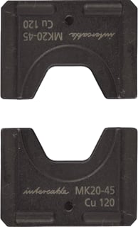 Intercable - Persinzetstuk voor perstang kabels persinzet mk8-45