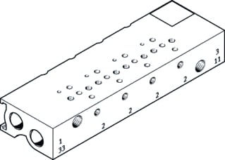 Festo - Bevestiging vastpunt mha1pr63m3pipcb