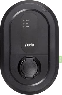 Ratio Electric - Oplaadpunt elektr. voer-/vaartuig solar mid+4g 22kw socket