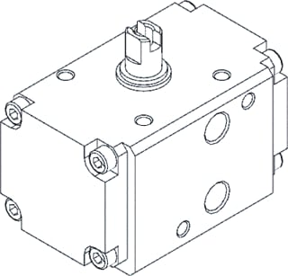 Festo - Pneum. servomotor luchtappendages daps-0008-090-r-f03