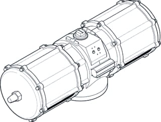 Festo - Pneum. servomotor luchtappendages daps-8000-090-r-f25