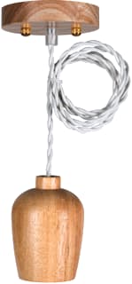 Bailey - Pendelarmatuur Lamphouder Set Hout E27
