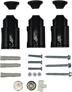 DRL - Lisa Compact Radiatorophangset Bevestset Bl
