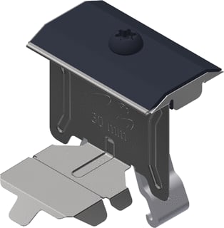 Van der Valk - Zonnepaneel verbind.- en bev. elem. ace+ valkgrip 30mm zwart