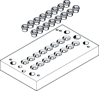 Festo - Bevestiging vastpunt cpv18-vi-p8-1/4