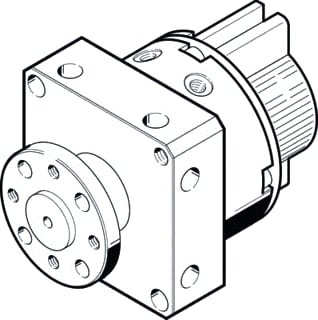 Festo - Pneumatic cylinder dsm-8-90-p-a-fw