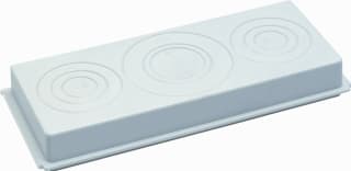 Hager - Univers Invoerplaat sparing kast/lessenaar Beugelflens Fz362