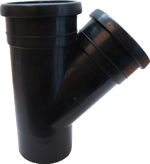 Pipelife - Fitting met 3 aansluitingen pp t-st 160 45gr br