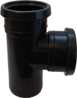 Pipelife - Fitting met 3 aansluitingen pp t-st 90 90gr zw