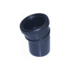 Pipelife - Fitting met 2 aansluitingen pp bocht 125-15gr ms zw