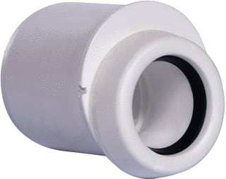 Pipelife - Fitting met 2 aansluitingen pp verloop 40x32 inzet wt