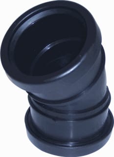 Pipelife - Fitting met 2 aansluitingen Pp Bocht 90-30Gr 2Xm Zw