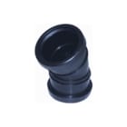 Pipelife - Fitting met 2 aansluitingen pp bocht 125-30gr 2mof zw