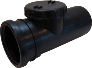 Pipelife - Fitting met 3 aansluitingen pp ontst.st.125 2xm +schr