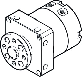Festo - Pneumatic cylinder dsm-t-8-90-p-fw