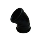 Pipelife - Fitting met 2 aansluitingen pp bocht 50-45gr 2mof zw