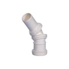 Pipelife - Swing Fitting met 2 aansluitingen Pp-Swingfit 32Mm M/M Wit