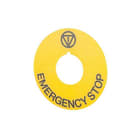 New Elfin - Tekstschild vr drukknop/signaallamp 020d23