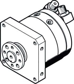 Festo - Pneumatic cylinder dsm-t-16-270-p-fw-a-b