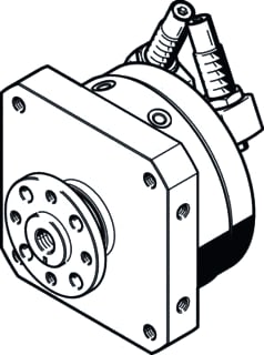 Festo - Pneumatic cylinder dsm-25-270-cc-fw-a-b