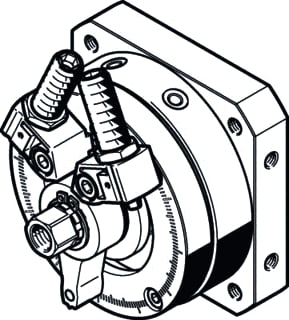 Festo - Pneumatic cylinder dsm-32-270-p1-fw-a-b