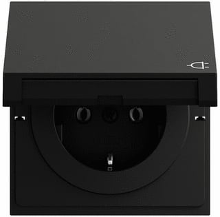 Gira - Wandcontactdoos (WCD schakelmateriaal) WCD/RA KD SYSTEM 70 ZW