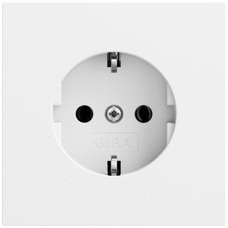 Gira - Wandcontactdoos (WCD schakelmateriaal) WCD/RA Z/KL. SYST70 Z.WT