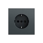 Gira - Wandcontactdoos (WCD schakelmateriaal) WCD/RA Z/KL. SYST70 ANTR