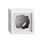 Gira - Opbouwbak inbouwschakelmateriaal OB-BEH 1-V+AFD.R F200 ZWT