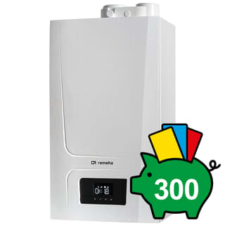 Remeha - Tzerra Ace-Matic Gaswand combiketel Tzer-M 24C Cw3 80-80