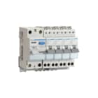 Hager - VISION Inbouwunit met installatieautomaten Comb.1Als 2P+4G.Vks04Combi