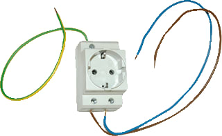 Hager - VISION Wandcontactdoos modulair Uitbr.Set Wcd+Ra Vks09Sw