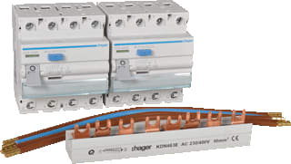 Hager - VISION Aardlekschakelaar 2X 4P 40A Vks16S