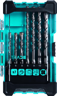 TRADEFORCE - Borenset Hamerboor Set 7Dlg Sds+