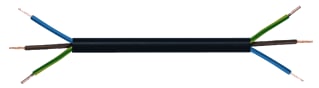 Wieland - Patchkabel inst.bare gebouwinstall. zw kab -/-2,5 1m eca