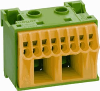 Hager - QuickConnect Aansluitklem voor hoofdkabel Qc-Klem Aarde 10 Pos Kn10E