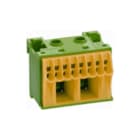 Hager - QuickConnect Aansluitklem voor hoofdkabel Qc-Klem Aarde 10 Pos Kn10E