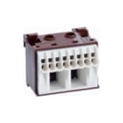 Hager - QuickConnect Aansluitklem voor hoofdkabel Qc-Klem Fase 10 Pos Kn10P