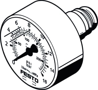 Festo - Drukverschilmanometer 543487