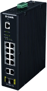 DLink - Netwerkswitch 12p l2 smart gb poe ind