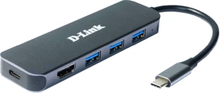 DLink - USB-hub 5-In-1 Usb-C Hub