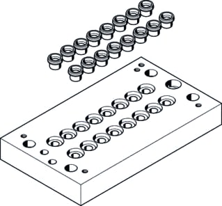 Festo - Bevestiging vastpunt cpv14vip81/8c