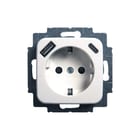 ABB Busch-Jaeger - Reflex SI Wandcontactdoos (WCD schakelmat.) Wcd 20 Eucb2Usbac-214