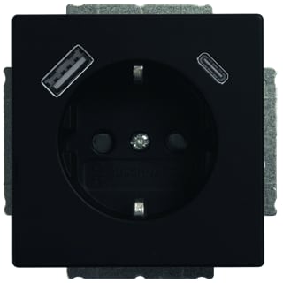 ABB Busch-Jaeger - Future Wandcontactdoos (WCD schakelmat.) Wcd 21 Eucb2Usbac-885