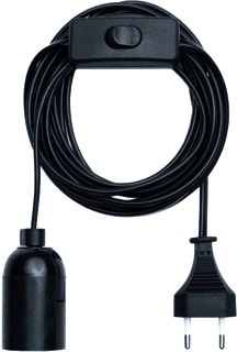 Bailey - Aansluitleiding Snoer + Stek/Schak + E27