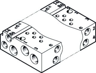 Festo - Bevestiging vastpunt vabml110awm78