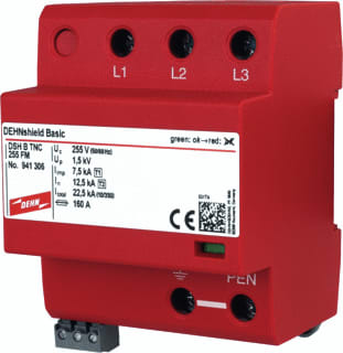 DEHN - DEHNshield Gecombineerde afleider energietech. Dsh B Tnc 255 Fm
