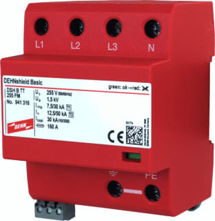 DEHN - DEHNshield Gecombineerde afleider energietech. Dsh B Tt 255 Fm