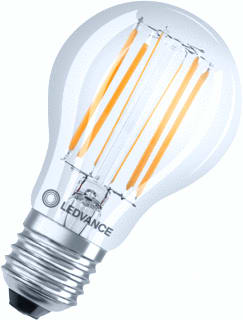 Ledvance - LED-lamp Cl A 7.5W 827 Fil Cl E27
