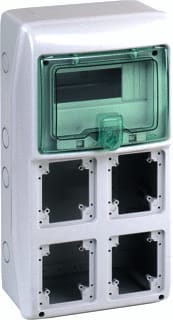 Schneider Electric - Mureva Enclosure Mini Groepenkast, leeg Kaedra Combi 8 Mod 4